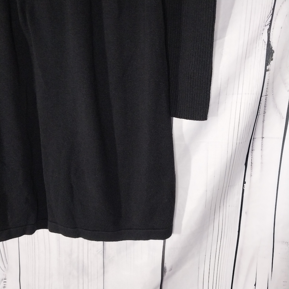 Free People Black Women's Long Sleeve Hippie Babydoll Dress Size M - Picture 2 of 15